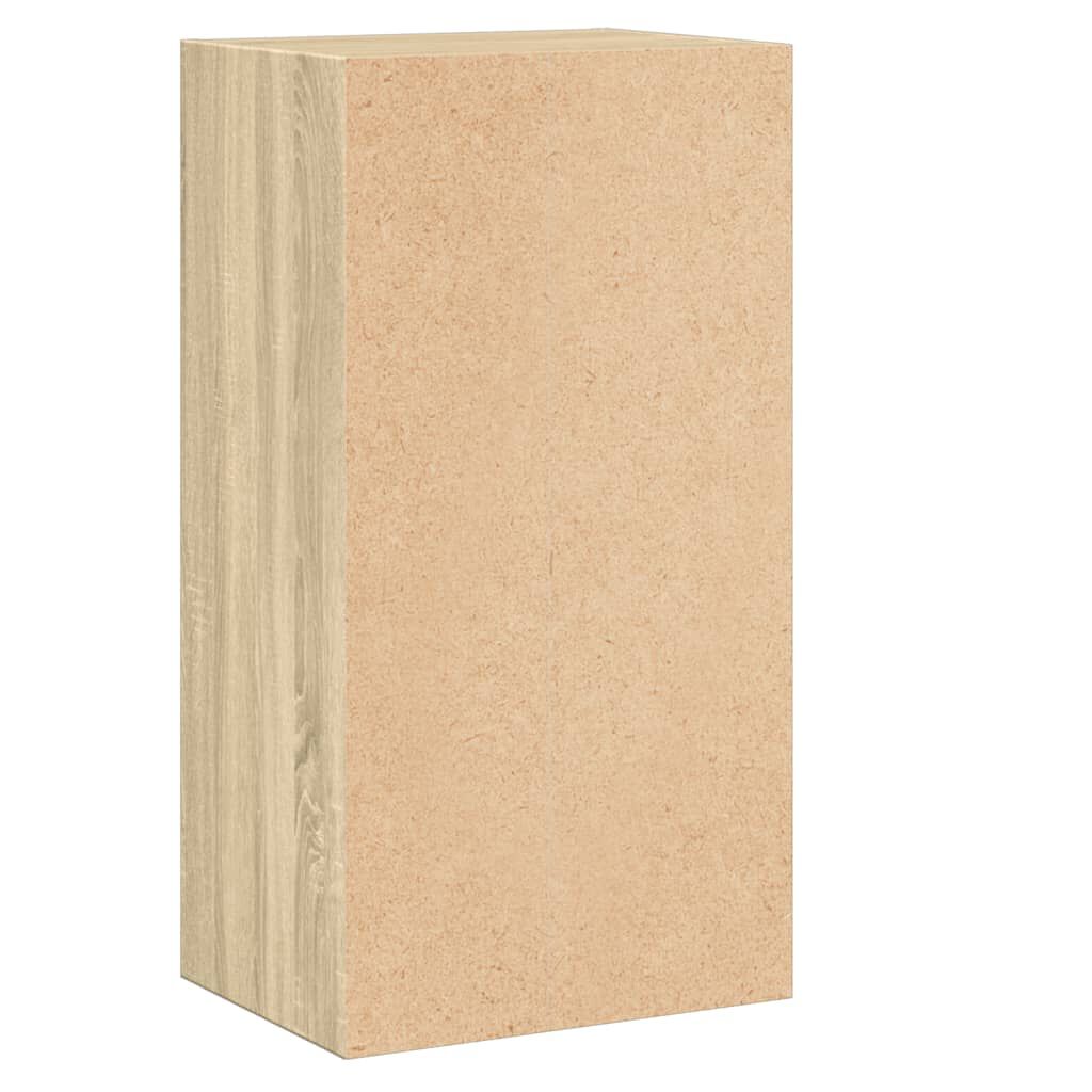 vidaXL Βιβλιοθήκη με 2 Ράφια Sonoma Δρυς 40x30x76,5 εκ. Επεξ. Ξύλο