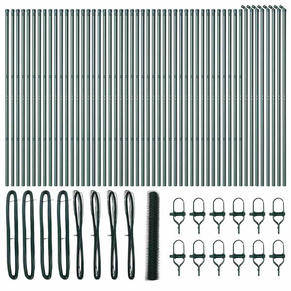 vidaXL &Sigma;&tau;ύ&lambda;&omicron;&sigmaf; &Pi;&epsilon;&rho;&iota;&phi;&rho;ά&xi;&epsilon;&omega;&nu; &Pi;&rho;ά&sigma;&iota;&nu;&omicron; 100 x 1,2 &mu; (50 mm &pi;&lambda;έ&gamma;&mu;&alpha;)