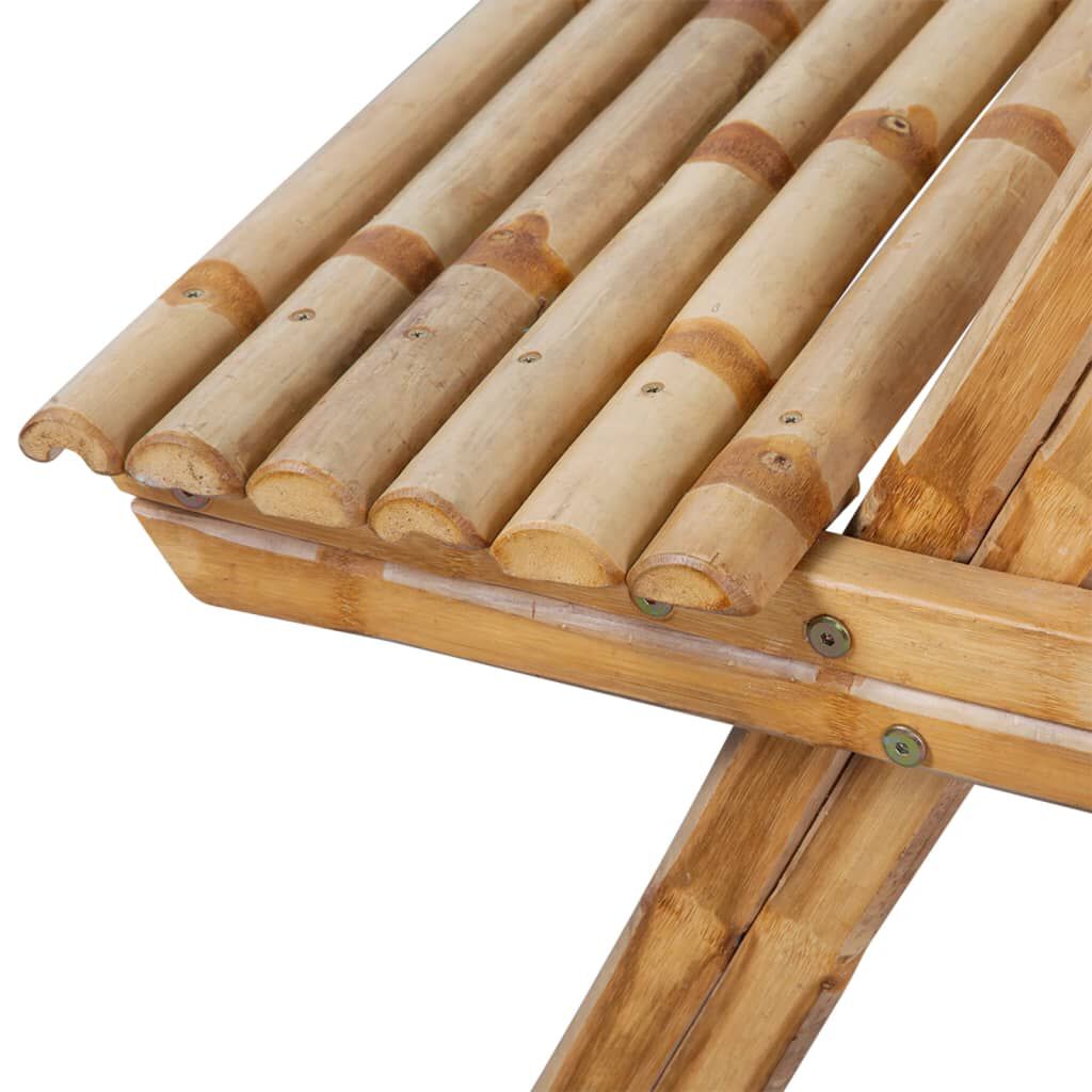 vidaXL Τραπέζι Πικνίκ 115 x 115 x 81 εκ. από Μπαμπού