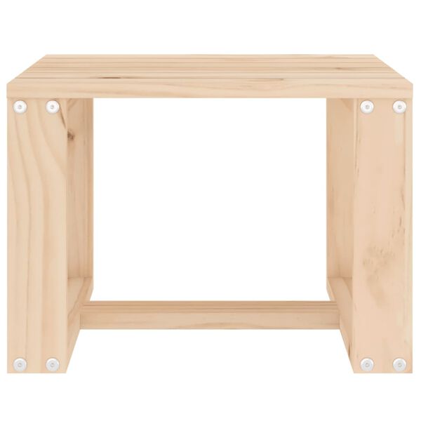 vidaXL Βοηθητικό Τραπέζι Κήπου 40 x 38 x 28,5 εκ. Μασίφ Ξύλο Πεύκου