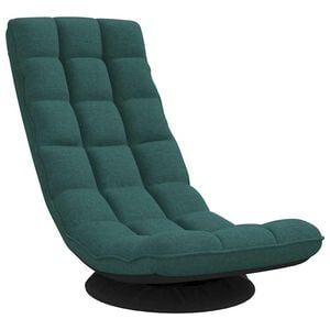 vidaXL Περιστρεφόμενη καρέκλα δαπέδου Σκούρο πράσινο 70x51x79 cm