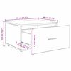 vidaXL Γραφείο με ράφι Λευκό 131.5 x 50 x 106.5 εκ. Επεξεργασμένο ξύλο