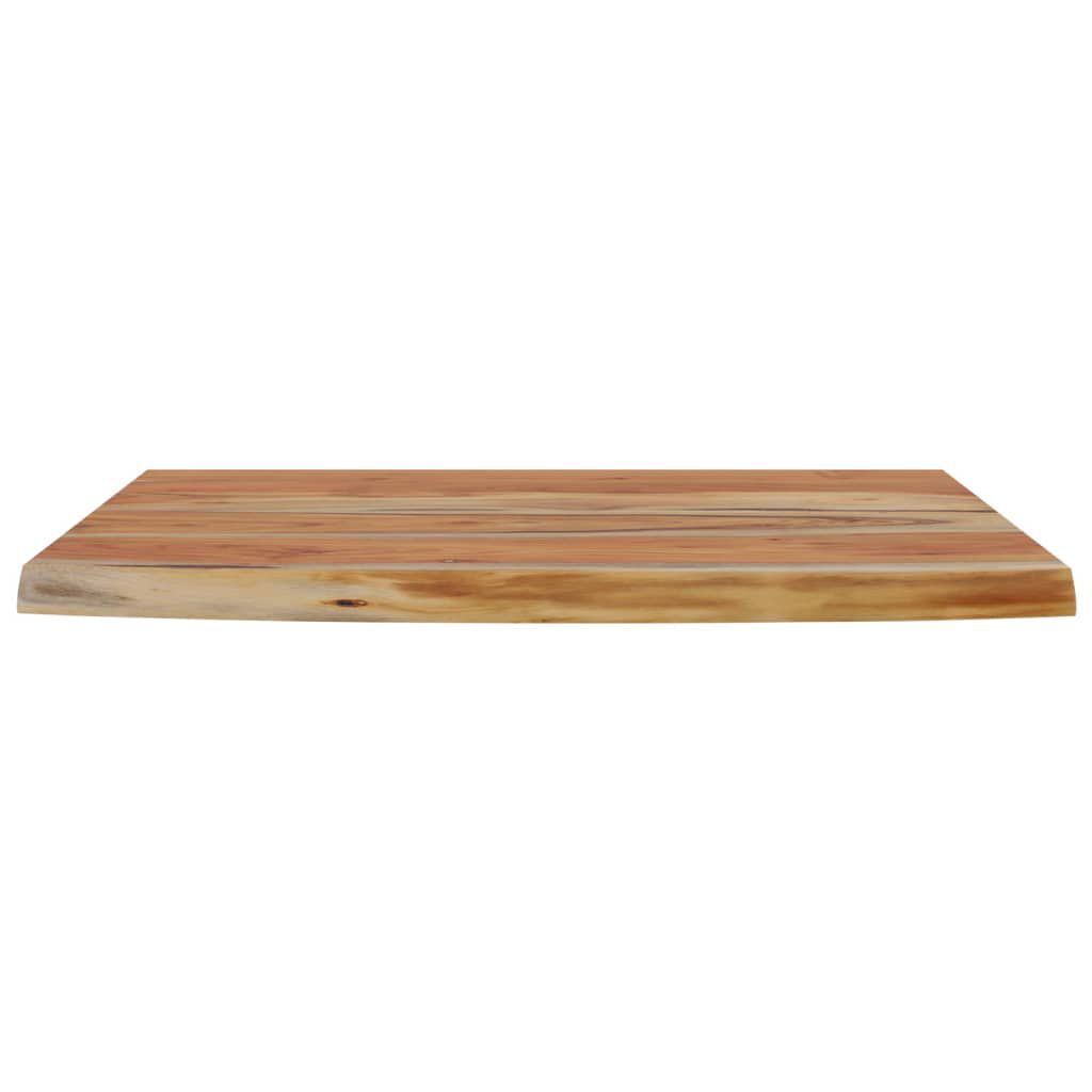 vidaXL Ράφι Επιτοίχιο Ορθ. Live Edge 70x40x3,8 εκ. Μασίφ Ξύλο Ακακίας