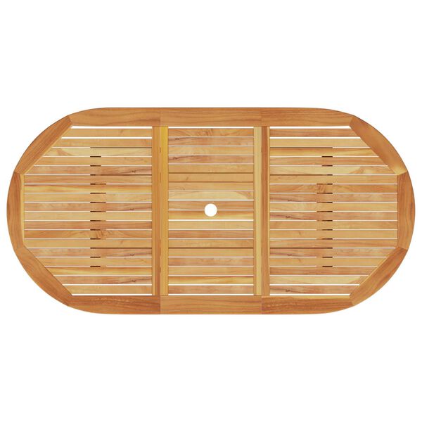 vidaXL Σετ Φαγητού Κήπου 9 pcs Καστανό Large Μασίφ ξύλο ακακίας