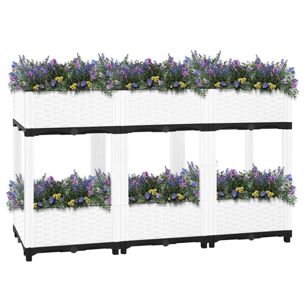 vidaXL Ζαρντινιέρα 120 x 40 x 71 εκ. από Πολυπροπυλένιο
