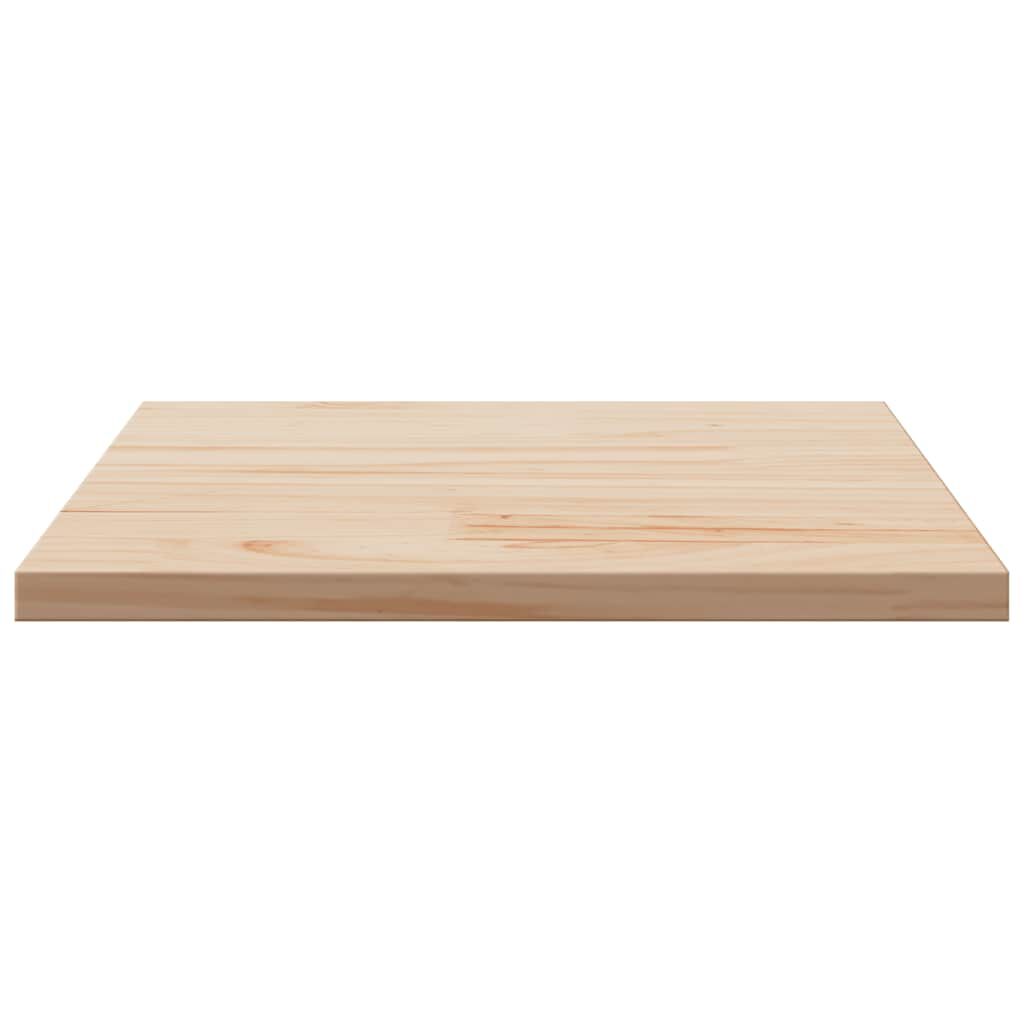 vidaXL Επιφάνεια Τραπεζιού Τετράγωνη 60x60x2,5 εκ. Μασίφ Ξύλο Πεύκου