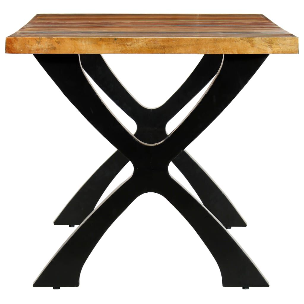 vidaXL Τραπεζαρία 180 x 90 x 76 εκ. από Μασίφ Ανακυκλωμένο Ξύλο