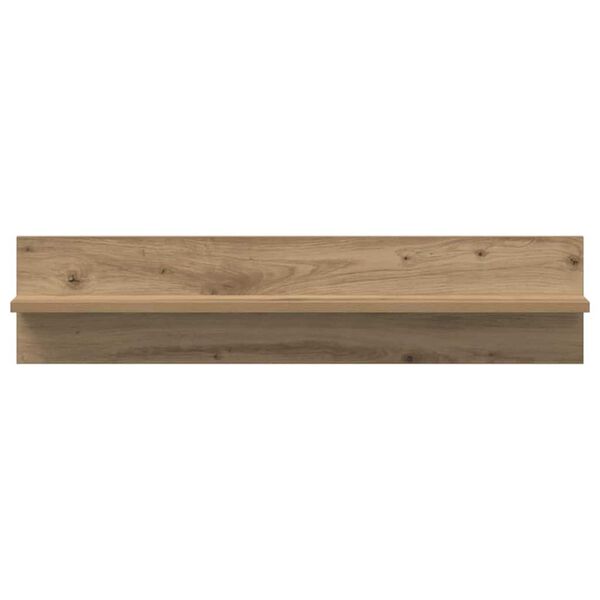 vidaXL Ράφια Τοίχου με ράφι 2 pcs artisan δρυς 80 x 11.5 x 18 εκ