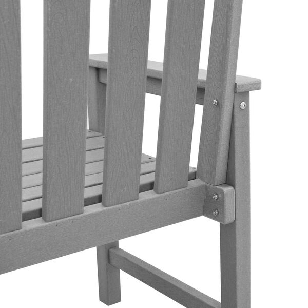 vidaXL Καρέκλες Κήπου 6 τεμ Ανοιχτό Γκρι 65.5x55.5x88 εκ. HDPE