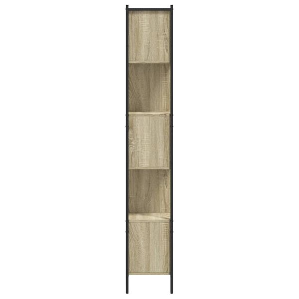 vidaXL Βιβλιοθήκη Sonoma Δρυς 102 x 28 x 172εκ. από Επεξεργασμένο Ξύλο