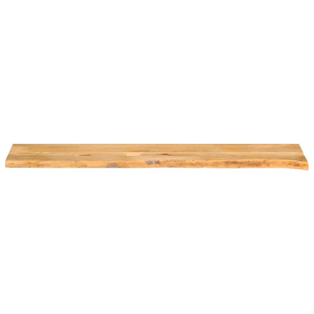 vidaXL Επιφάνεια Τραπεζιού 140x20x3,8 εκ. Live Edge Μασίφ Ξύλο Μάνγκο