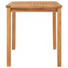 vidaXL Τραπεζαρία Κήπου 120 x 70 x 77 εκ. από Μασίφ Ξύλο Teak