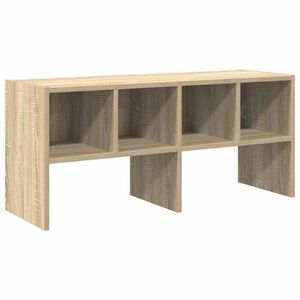vidaXL Ράφι παπουτσιών στοιβαζόμενο Sonoma Oak 89,5x30x40 cm