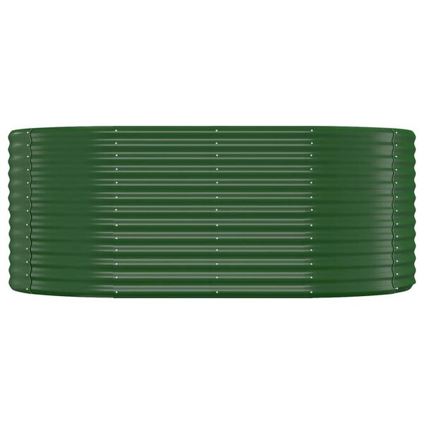 vidaXL Ζαρντινιέρα Πράσινη 175x100x68εκ Γαλβανισμένος χάλυβας