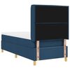 vidaXL Κρεβάτι με ελατήριο με στρώμα Μπλε 100 x 200 cm ύφασμα