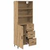 vidaXL Highboard &mu;&epsilon; &sigma;&upsilon;&rho;&tau;ά&rho;&iota; Artisan Oak 69,5 x 34 x 180 &epsilon;&kappa;.