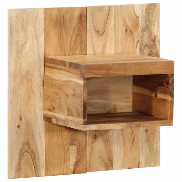 vidaXL Κομοδίνο 50x27x50 εκ. από Μασίφ Ξύλο Ακακίας
