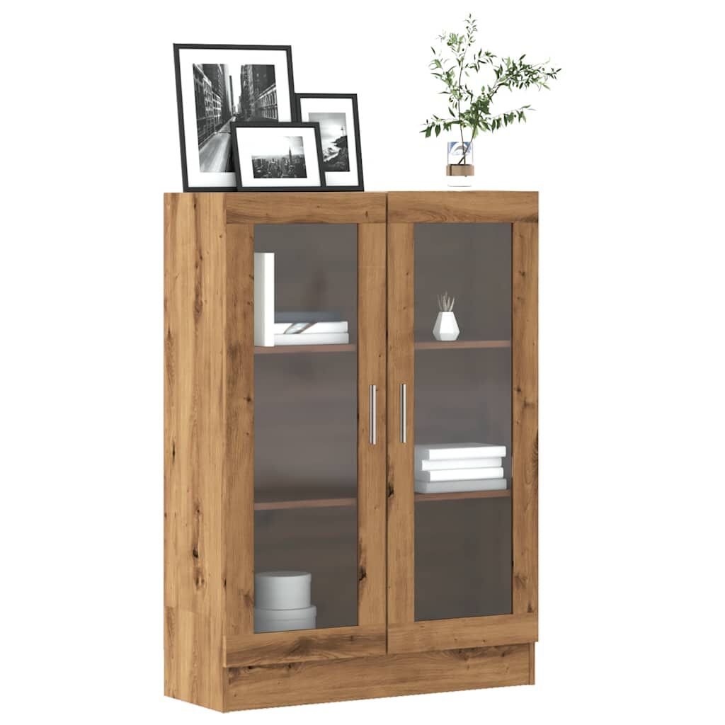 vidaXL Βιβλιοθήκη Artisan Δρυς 82,5x30,5x115 εκ. Επεξεργασμένο Ξύλο