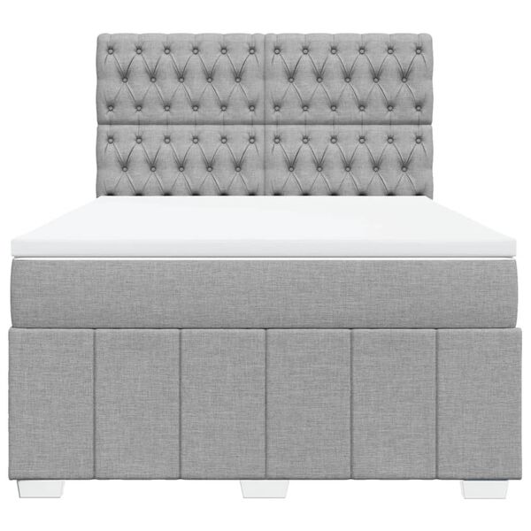 vidaXL &Kappa;&rho;&epsilon;&beta;ά&tau;&iota; Boxspring &mu;&epsilon; &Sigma;&tau;&rho;ώ&mu;&alpha; &Alpha;&nu;. &Pi;&rho;ά&sigma;&iota;&nu;&omicron; 160x200&epsilon;&kappa; &Upsilon;&phi;&alpha;&sigma;&mu;ά&tau;&iota;&nu;&omicron;