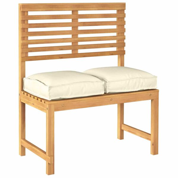vidaXL Μαξιλάρι παλέτας για κάθισμα 2 pcs Κρεμ 40 x 40 x 8 εκ.