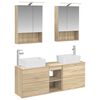 vidaXL &Sigma;&epsilon;&tau; &Epsilon;&pi;ί&pi;&lambda;&omega;&nu; &Mu;&pi;ά&nu;&iota;&omicron;&upsilon; 5 pcs Sonoma &Delta;&rho;&upsilon;&sigmaf;