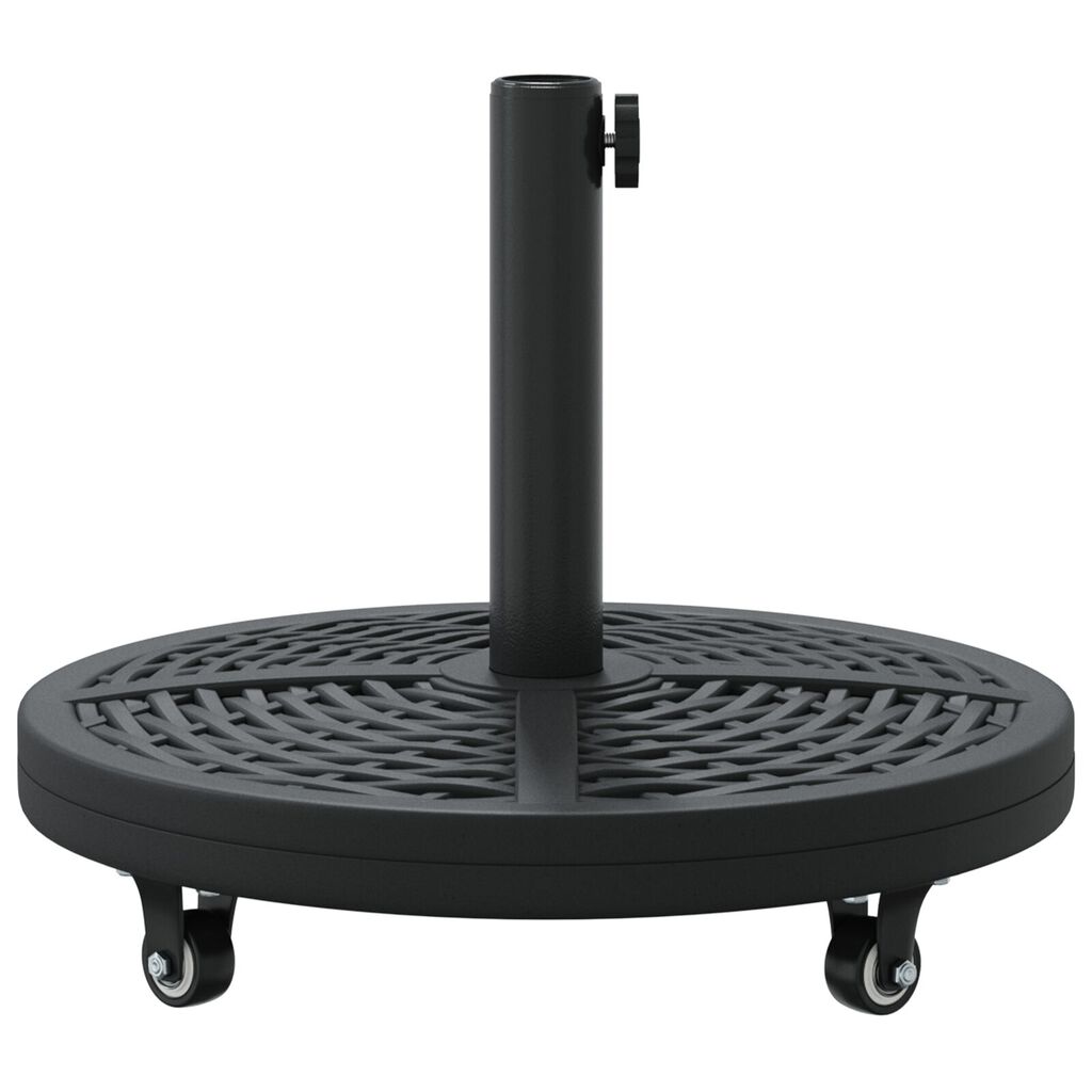 Βάση ομπρέλας vidaXL με ρόδες για στέλεχος Ø38-48 mm 13 kg Στρογγυλή