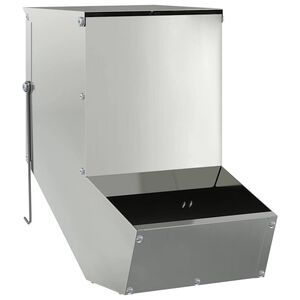 vidaXL Ταΐστρα Χαμστεριών Ασημί 17.5 x 26 x 28.5 εκ