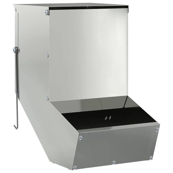 vidaXL Ταΐστρα Χαμστεριών Ασημί 17.5 x 26 x 28.5 εκ