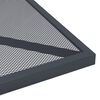 vidaXL Τραπέζι Κήπου Ανθρακί με Πλέγμα 50x50x7 εκ. Ατσάλινο