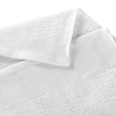 vidaXL Πετσέτες Χεριών 25 τεμ. Λευκές 350 γρ/μ² 50 x 100 εκ. Βαμβάκι