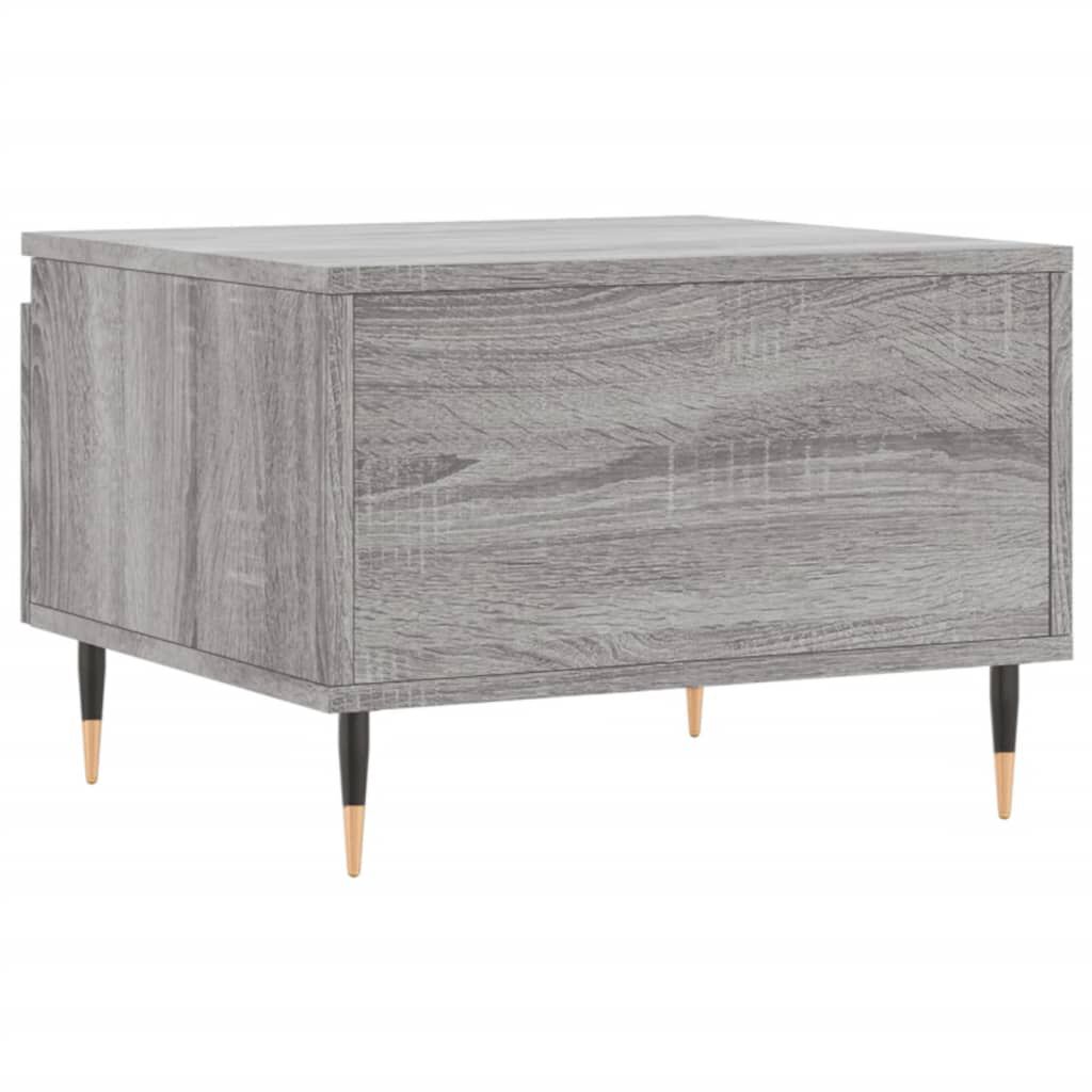 vidaXL Τραπέζι Σαλονιού Γκρι Sonoma 50x46x35 εκ. Επεξεργασμένο Ξύλο