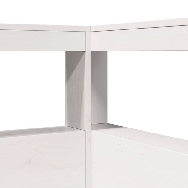 vidaXL Κρεβάτι Βιβλιοθήκη Χωρίς Στρώμα 90x200 εκ Μασίφ Ξύλο Πεύκου