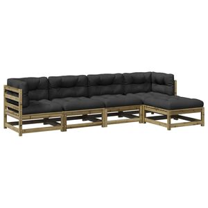 vidaXL &Sigma;&alpha;&lambda;ό&nu;&iota; &Kappa;ή&pi;&omicron;&upsilon; &Sigma;&epsilon;&tau; 5 &tau;&epsilon;&mu; &mu;&epsilon; &Mu;&alpha;&xi;&iota;&lambda;ά&rho;&iota;&alpha; &alpha;&pi;ό &Epsilon;&mu;&pi;&omicron;&tau;&iota;&sigma;&mu;έ&nu;&omicron; &Xi;ύ&lambda;&omicron; &Pi;&epsilon;ύ&kappa;&omicron;&upsilon;