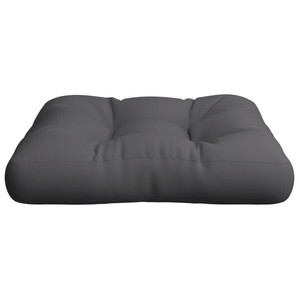 vidaXL Μαξιλάρι Παλέτας Ανθρακί 50 x 50 x 12 εκ. Υφασμάτινο