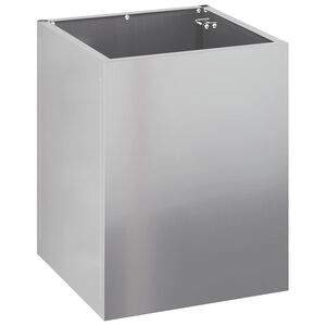 vidaXL Γλάστρα Κήπου Ασημί Γαλβανισμένος χάλυβας