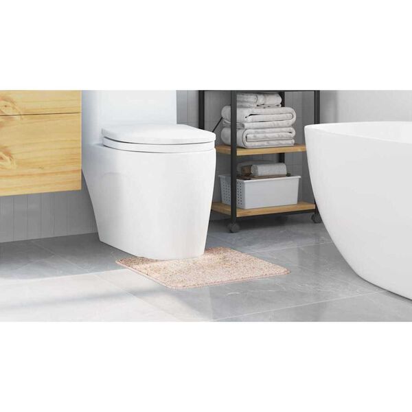 vidaXL Πατάκι μπάνιου Κρεμ 50 x 50 cm Πολυπροπυλένιο