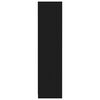 vidaXL Ντουλάπα Μαύρη 50 x 50 x 200 εκ. από Επεξ. Ξύλο