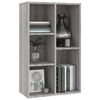 vidaXL Βιβλιοθήκη/Βοηθητικό Ντουλάπι Γκρι Sonoma 50x25x80 εκ Επεξ Ξύλο