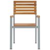 vidaXL Καρέκλα Κήπου 8 pcs Καφέ 56 x 57 x 87εκ. Μασίφ ξύλο ακακίας