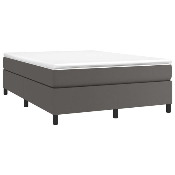 vidaXL &Kappa;&rho;&epsilon;&beta;ά&tau;&iota; Boxspring &mu;&epsilon; &Sigma;&tau;&rho;ώ&mu;&alpha; &Gamma;&kappa;&rho;&iota; 140x190&epsilon;&kappa;. &alpha;&pi;ό &Sigma;&upsilon;&nu;&theta;&epsilon;&tau;&iota;&kappa;ό &Delta;έ&rho;&mu;&alpha;