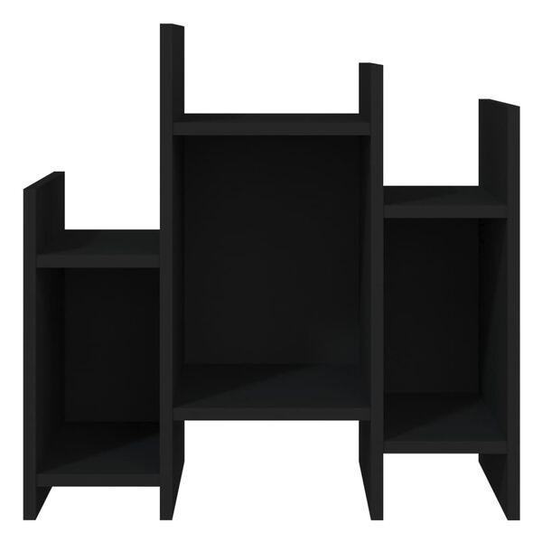 vidaXL Βοηθητικό Ντουλάπι Μαύρο 60 x 26 x 60 εκ. από Επεξ. Ξύλο