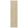 vidaXL Έπιπλο Τηλεόρασης Κρεμαστό Δρυς 37x37x142,5 εκ. από Επεξ. Ξύλο