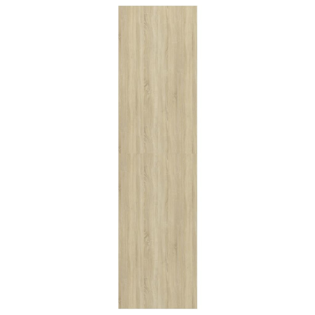 vidaXL Έπιπλο Τηλεόρασης Κρεμαστό Δρυς 37x37x142,5 εκ. από Επεξ. Ξύλο