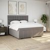 vidaXL &Kappa;&rho;&epsilon;&beta;ά&tau;&iota; Boxspring &mu;&epsilon; &Sigma;&tau;&rho;ώ&mu;&alpha; Taupe 180x200 &epsilon;&kappa;. &Upsilon;&phi;&alpha;&sigma;&mu;ά&tau;&iota;&nu;&omicron;