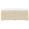 vidaXL &Kappa;&rho;&epsilon;&beta;ά&tau;&iota; Boxspring &mu;&epsilon; &Sigma;&tau;&rho;ώ&mu;&alpha; &Kappa;&rho;&epsilon;&mu; 200x200 &epsilon;&kappa;. &Upsilon;&phi;&alpha;&sigma;&mu;ά&tau;&iota;&nu;&omicron;