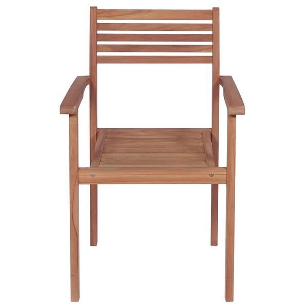 vidaXL Καρέκλες Κήπου 2 τεμ. από Μασίφ Ξύλο Teak με Ανθρακί Μαξιλάρια