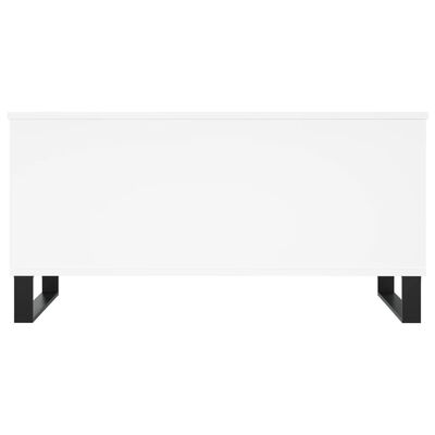 vidaXL Τραπεζάκι Σαλονιού Λευκό 90x44,5x45 εκ. από Επεξεργασμένο Ξύλο