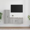 vidaXL Σετ Επίπλων Τηλεόρασης 2 Τεμαχίων Γκρι Sonoma Επεξεργ. Ξύλο