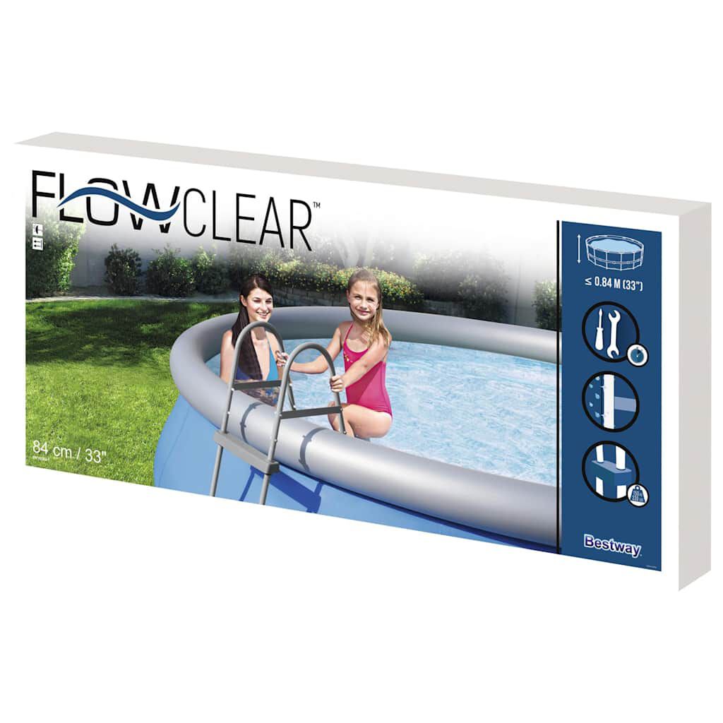 Bestway Σκάλα Πισίνας με 2 Σκαλοπάτια Flowclear 84 εκ.