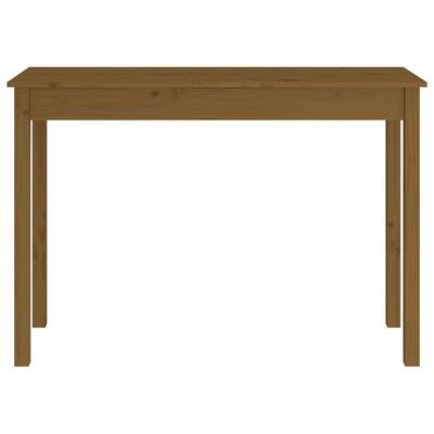 vidaXL Τραπέζι κονσόλα Καφέ μελί 110x40x75 εκ. Μασίφ Ξύλο Πεύκου